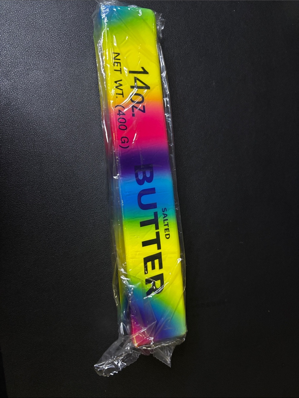 Salted Butter Jumbo Stick Box - Rainbow Yellow Packaging
